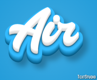 Air Text Effect