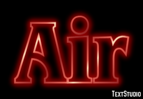 Air Text Effect