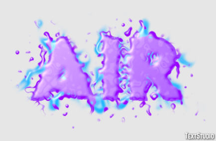 Air Text Effect