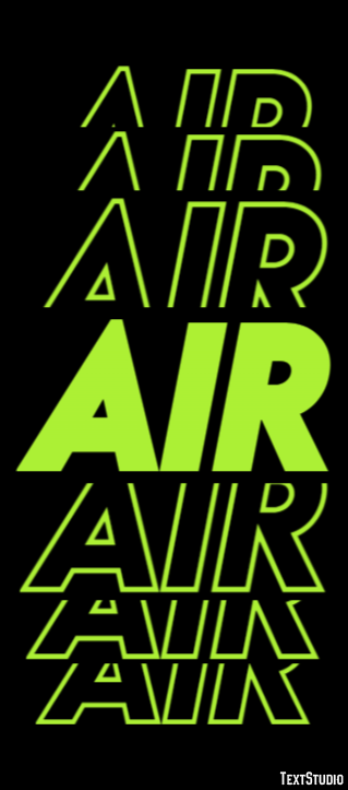 Air Text Effect