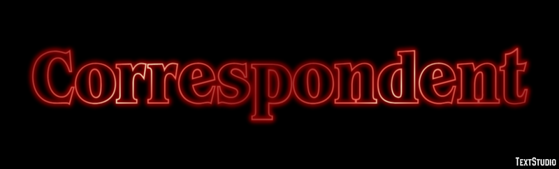 Correspondent テキスト効果