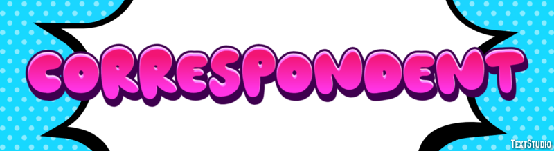 Correspondent Text Effect