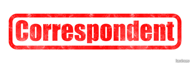 Correspondent Text Effect