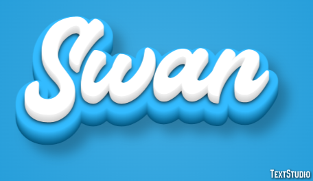 Swan Effetto testo
