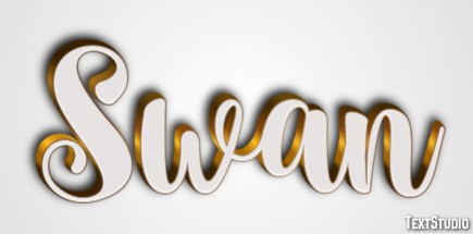 Swan Effetto testo
