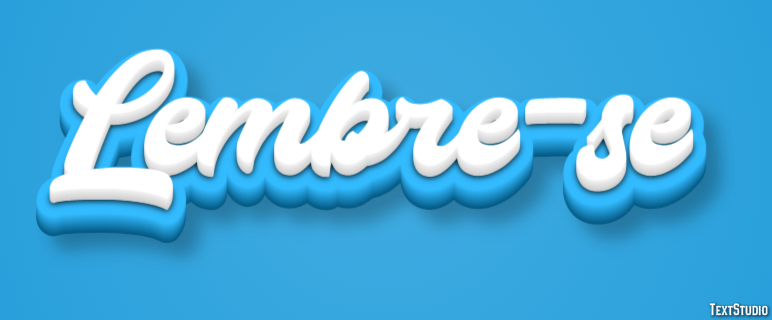 Lembre-se Texteffekt