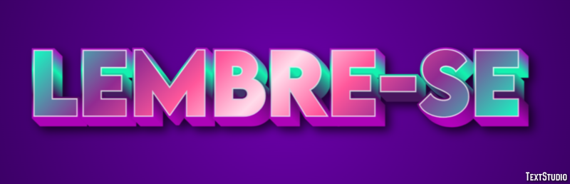 Lembre-se Texteffekt