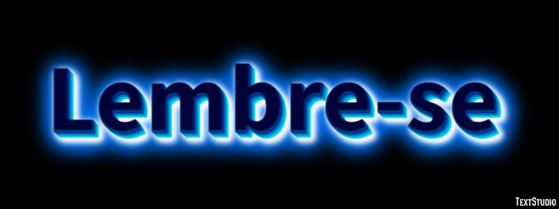 Lembre-se Texteffekt