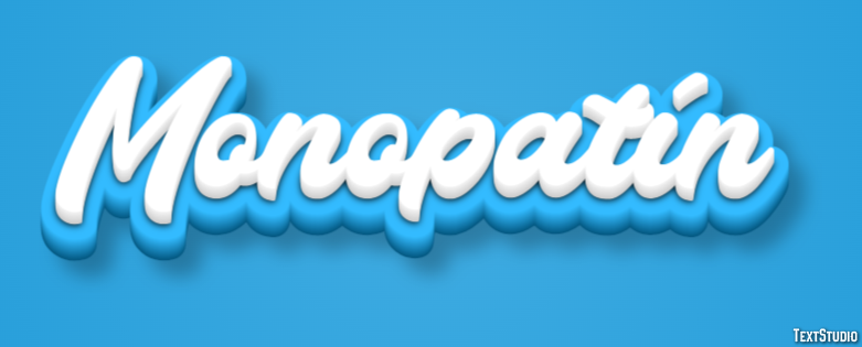 Monopatín Efecto de Texto