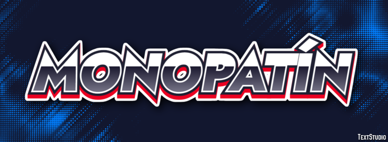 Monopatín Efecto de Texto