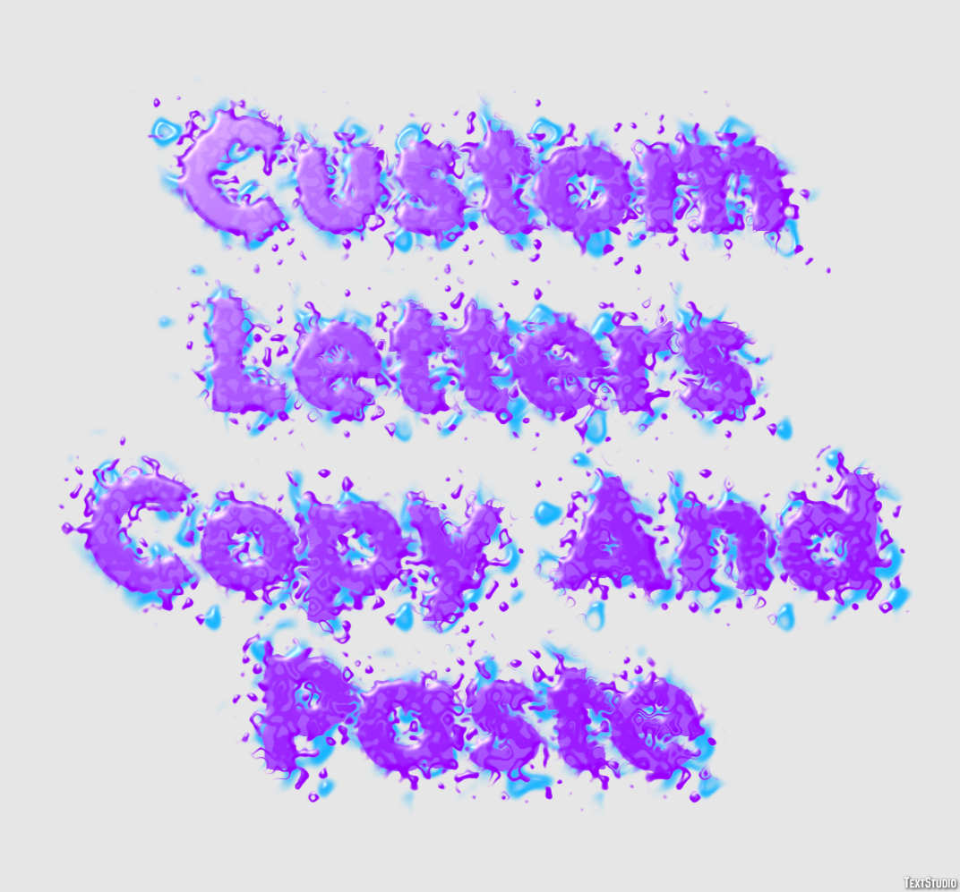 Custom Letters Copy And Paste テキスト効果