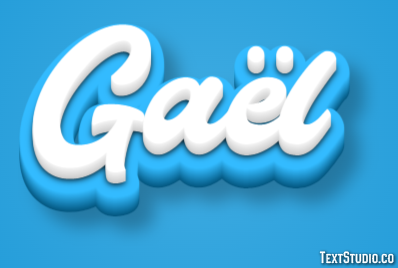 Gaël Эффект текста