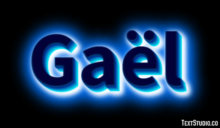 Gaël Эффект текста