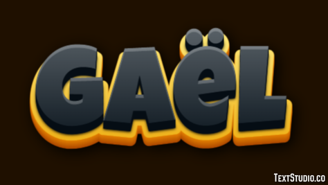 Gaël Эффект текста