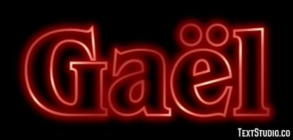 Gaël Эффект текста
