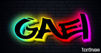 Gaël Эффект текста