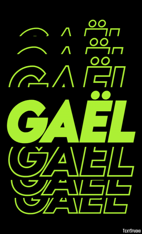 Gaël Эффект текста
