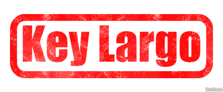 Key Largo Efekt tekstowy