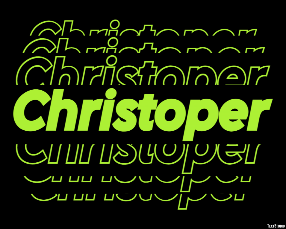 Christoper Tekst Effect