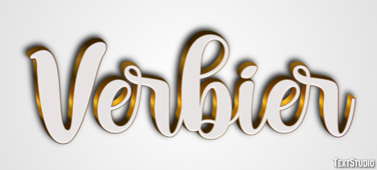 Verbier Efecto de Texto