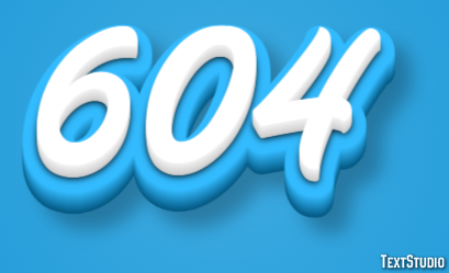 604 Эффект текста