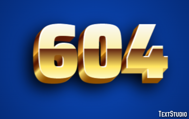 604 Text Effect