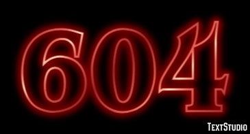 604 Эффект текста