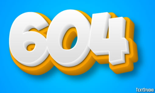 604 Text Effect