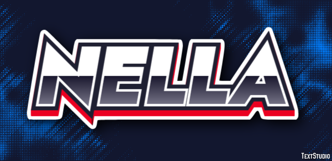 Nella Efeito de texto