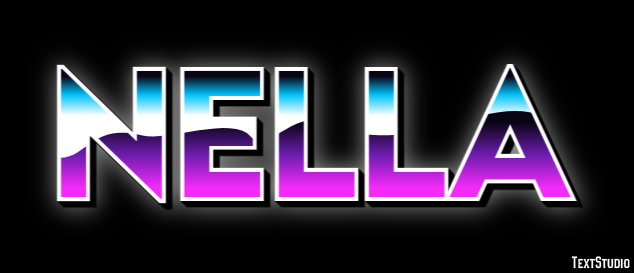Nella Efeito de texto