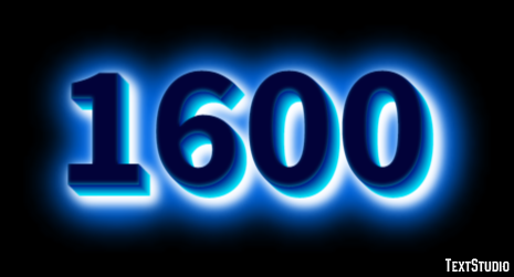 1600 Text Effect