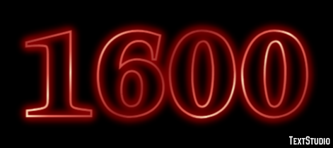 1600 Text Effect