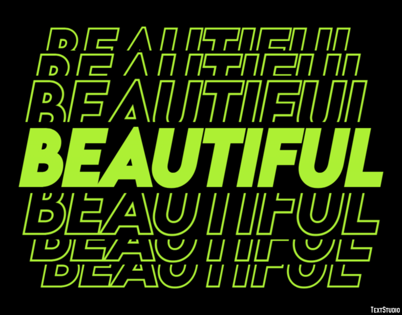 Beautiful Text Effect