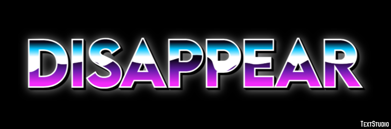 Disappear Text Effect