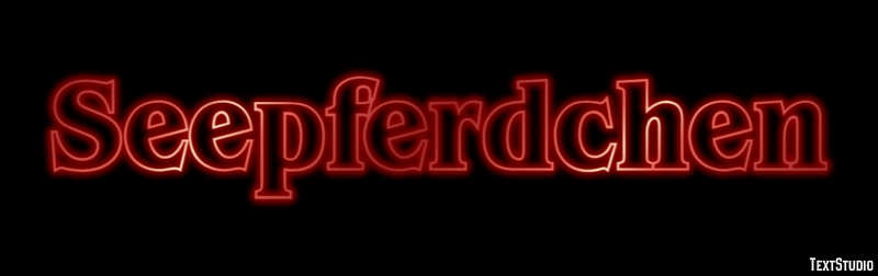 Seepferdchen Texteffekt