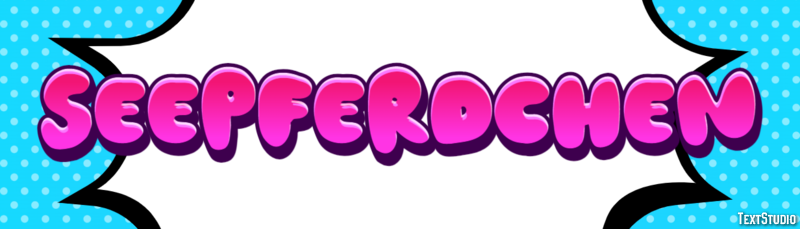 Seepferdchen Efecto de Texto