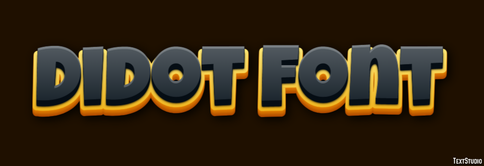 Didot Font Text Effect