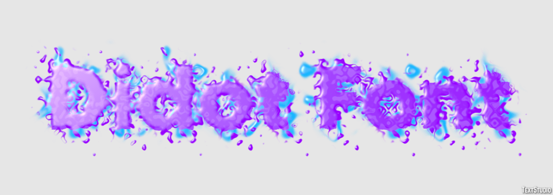 Didot Font Text Effect