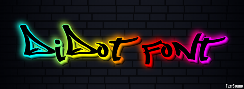 Didot Font Text Effect