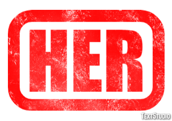 HER Texteffekt