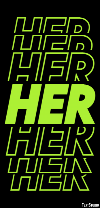 HER Texteffekt
