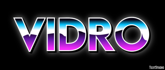 Vidro テキスト効果