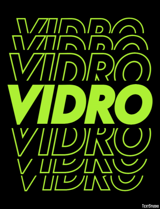 Vidro Efeito do texto