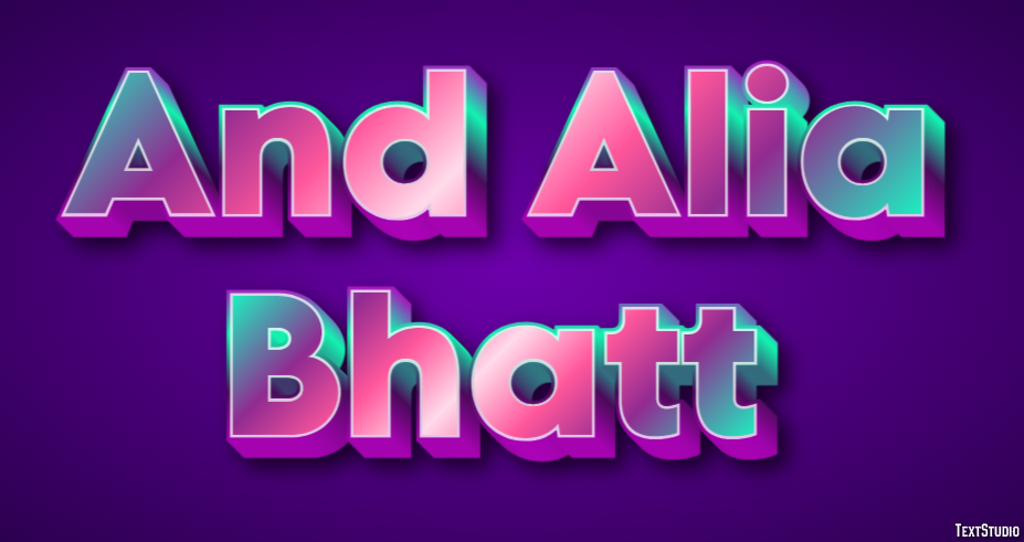 And Alia Bhatt Metin Efekti