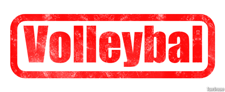 Volleybal Texteffekt