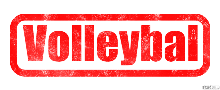 Volleybal Tekst Effect