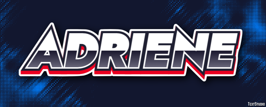 Adriene Text effect