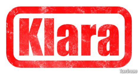 Klara Efekt tekstowy