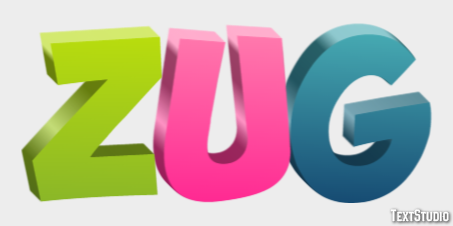 Zug Effet de Texte