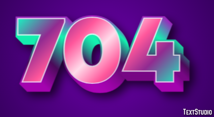 704 Text Effect